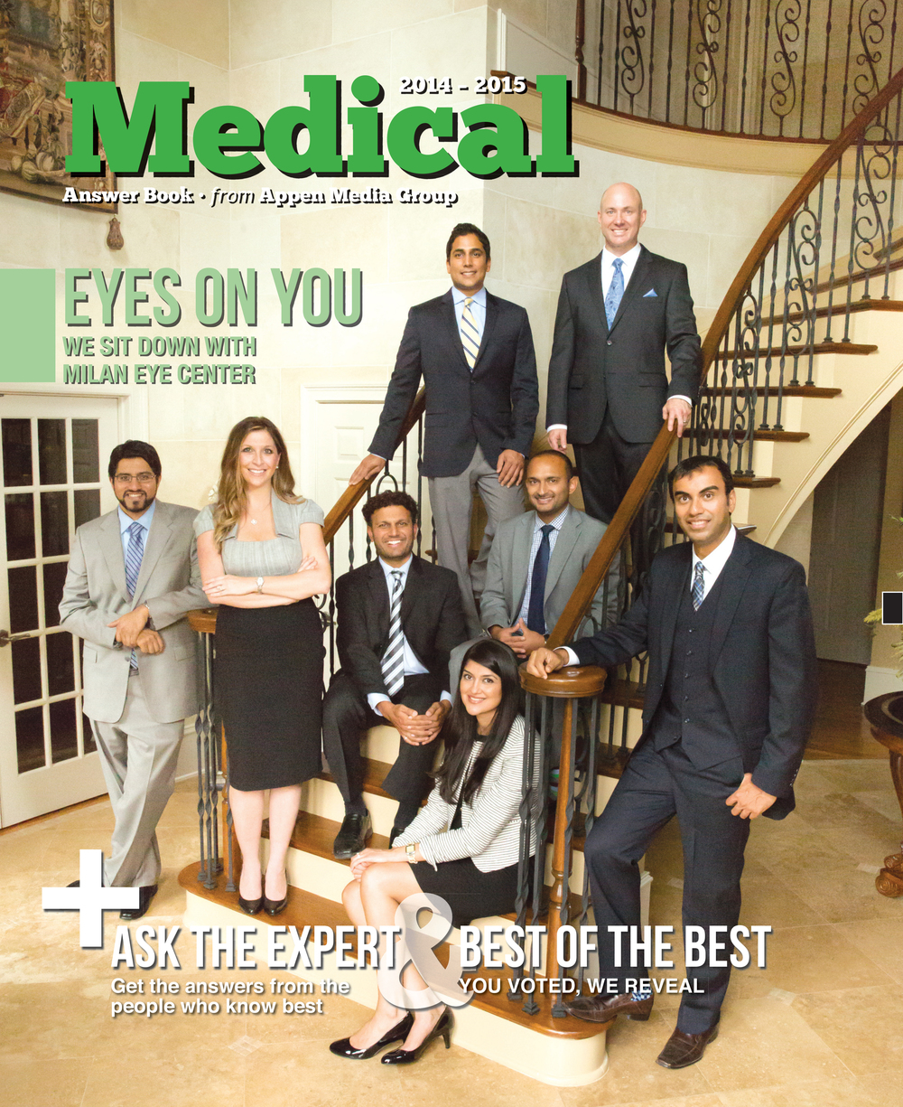  The time I brought Milan Eye Center to a friend's house and shot the cover of Medical Answer Book. Thanks again Kelly Stoks!  