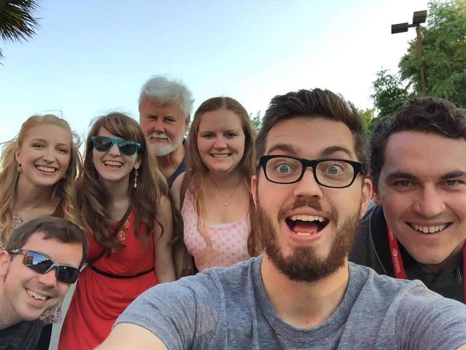  The group selfie in Savannah. It's better than Ellen's selfie right? 